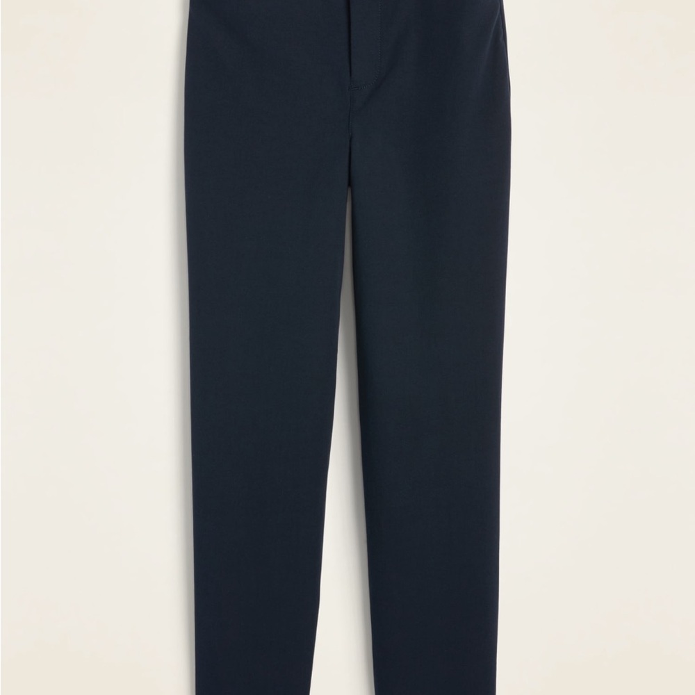 NWT Old Navy High-Waisted Pixie Straight Pants Navy - Picture 4 of 4
